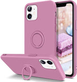 Phone Case For Huawei Y5P Y7P Y6P Y8P Y7A Y6S Y5 Y6 Y7 Y9 Y8S Y9A Y9S Prime 2019 2020 Liquid Silicagel With ring Bracket Cover