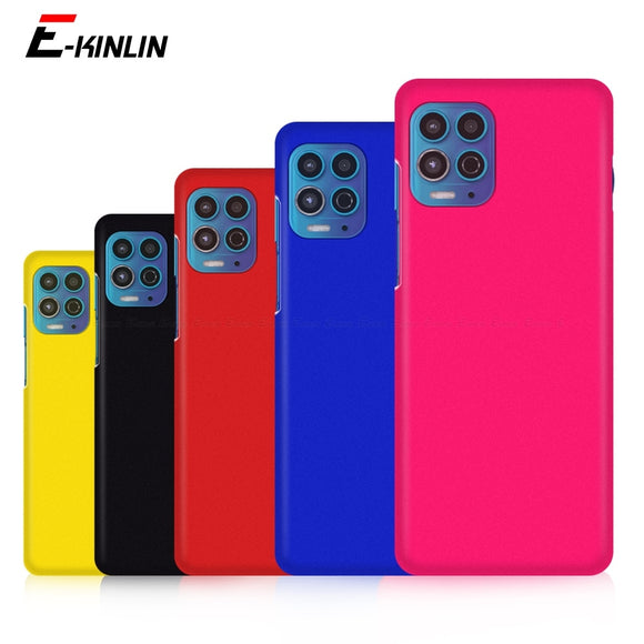 Hard PC Plastic Matte Phone Case For Motorola Moto G40 Fusion G60 G10 G30 G50 G100 Ultra Thin Frosted Back Cover