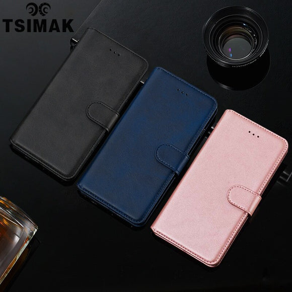 Tsimak Wallet Case For Huawei Honor 7A 8A 8S 9X 9A 9C Pro Global version Retro Flip PU Leather Cover Capa Coque