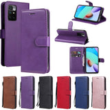 Wallet Flip Magnetic Leather Case For Xiaomi Redmi 10 9 9A 9C 9T Note 11/11 Pro/10/10S//10 Pro/9/8 Pro Poco X3 NFC M3 M4 Pro 11T