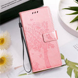 Flip Case For Samsung Galaxy S8 S9 Plus S10E S6 S7 Edge S3 S4 S5 Mini Luxury Emboss Leather Wallet Cover Stand Bags Phone Coque