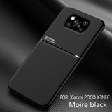 Matte Soft Silicone Case For Xiaomi Poco X3 NFC phone Case On POCOX3 X 3 Pocophone X3 Car Holder Magnet Back Cover Shell