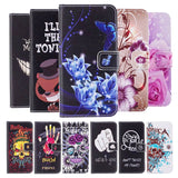 Fashion Love Heart PU Leather Flip Wallet Case For Huawei Honor 8 9 Lite 6C 6X 6A 7X 7S Y5 II P8 P9 P20 P10 Lite Y3 Y5 2017 Case