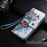 Fashion Love Heart PU Leather Flip Wallet Case For Huawei Honor 8 9 Lite 6C 6X 6A 7X 7S Y5 II P8 P9 P20 P10 Lite Y3 Y5 2017 Case