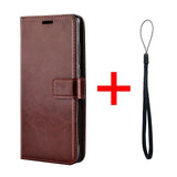 Ultra thin Flip Leather Case for Xiaomi Redmi Note 7 Redmi Note7 Pro Back Lanyard Wallet Phone Case for Xiaomi Redmi 7 7A Cover