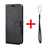 Ultra thin Flip Leather Case for Xiaomi Redmi Note 7 Redmi Note7 Pro Back Lanyard Wallet Phone Case for Xiaomi Redmi 7 7A Cover