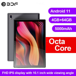 BDF P30 Pro 10.1 Inch Octa Core Tablet PC 4GB RAM 64GB ROM Android 11.0 Tablets IPS 4G Network Phone Dual SIM Wifi GPS Tablette