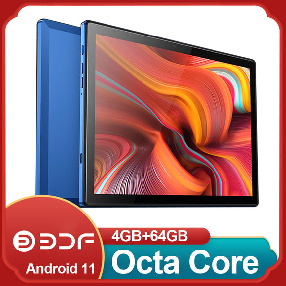 2022 New Octa Core Tablet PC 10.1 Inch Android 11.0 Tablets 4G Network Dual SIM 4GB RAM 64GB ROM 4G Network AI Speed-up Tablette