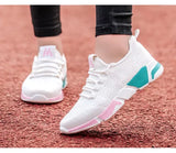 Women Sport Running Shoes Summer Fashion Casual Shoes Mesh Breathable Women Sneakers 2021 Fashion Lacing All-match Walking Shoes