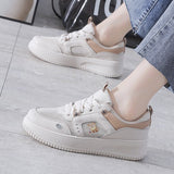 Summer Women Breathable Flat White Shoes Sneakers Walking Comfortable Board Shoes Cartoon Mesh Casual Shoes Tenis Feminino