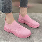 Sneakers Women Mesh Breathable Slip on Casual Shoes Ladies Vulcanized Shoes Fashion Autumn Plus Size 43 Female Footwear Zapatos