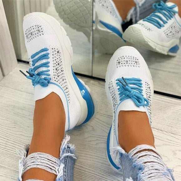 New Fashion Women Sneakers Platform Shoes  Flats Spell Color Casual Spring Summer  Women's Vulcanized Shoes Running Sneakers