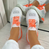New Fashion Women Sneakers Platform Shoes  Flats Spell Color Casual Spring Summer  Women&#39;s Vulcanized Shoes Running Sneakers