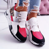 Color matching spring and autumn wedges platform new Designer  Platform Sneakers Casual Shoes Women SpringTenis Feminino Woman