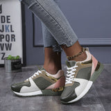 2021 Autumn New Sneakers Women Winter Casual Lace-up Mesh Mixed Colors Large Size 43 Women Shoes Fashion Breathable Sneakers