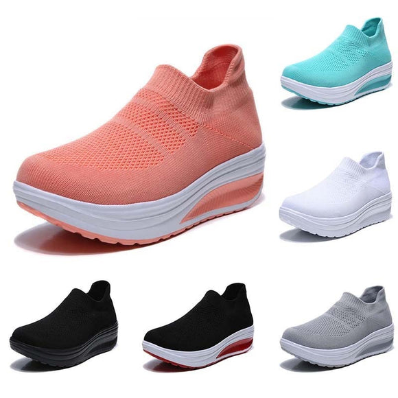 Sneakers Women Plus Size Femme Shoes New Vulcanize Sneakers Shoes Girl Thick Bottom Slip On Female Shoe