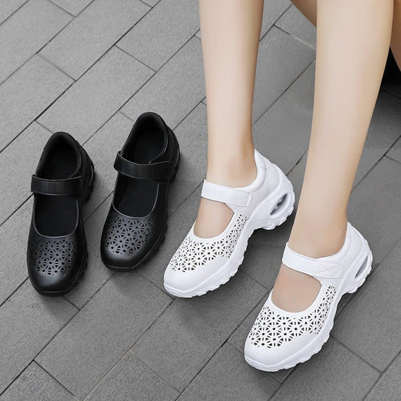 2020 Summer Fashion Women Flat Platform Shoes Woman Breathable Mesh Casual Sneakers Women Zapatos Mujer Ladies Boat Shoes