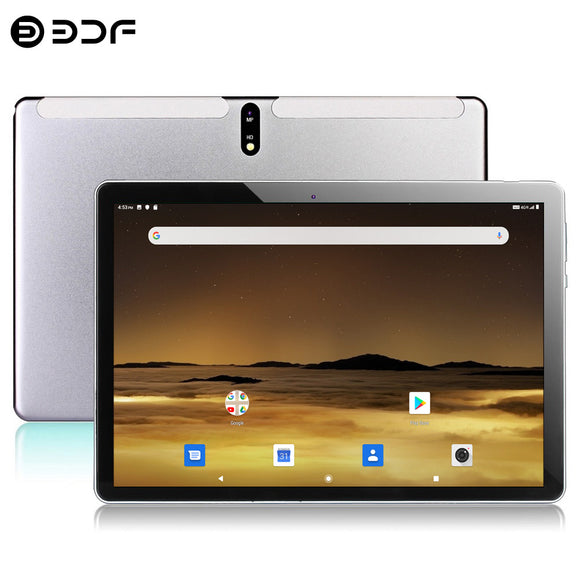 New 10.1 Inch Tablet Pc Android 9.0 Octa Core Google Play 4G LTE Phone Call Dual SIM GPS WiFi Glass Panel Tablets 32GB Type-C