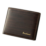 Men&#39;s leather luxury brand Business Wallet vintage Short Purse Male Clutch Wallet Multi Credit card 2022 Fashion Money Bag