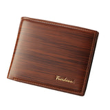 Men&#39;s leather luxury brand Business Wallet vintage Short Purse Male Clutch Wallet Multi Credit card 2022 Fashion Money Bag