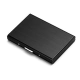 New arrival Stainless Steel Credit Card holder Men Metal Business Bank Card Wallet ID Card Case For Man Black