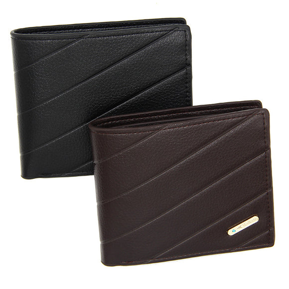 New Multi Card Men's Wallet Short Large Capacity Korean Leisure Wallet