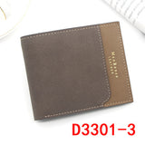 New Wallet Leather Wallet Men&#39;s Short Wallet Hot Sale Retro Multi-card Short Wallet Multifunctional PU Waterproof Wallet