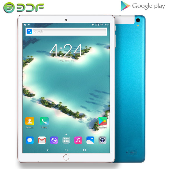 10.1 Inch New Tablet Pc Android 9.0 WiFi GPS Bluetooth 3G Phone Call Google Play Brand Tablets 2GB+32GB Toughened Glass