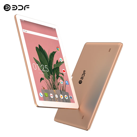 BDF 10.1 Inch Tablet Pc Android 9.0 Quad Core Google Play Dual 3G Phone Calls Pad Pro 2GB/32GB Calling Tab Laptop Tablets Type-C