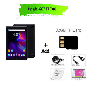 New Original 10 Inch 3G Phone Call GPS Tablet PC Android 7.0 tab WiFi IPS 10.1 Inch Kids Phablets Dual SIM Card 32GB OTG Tablets