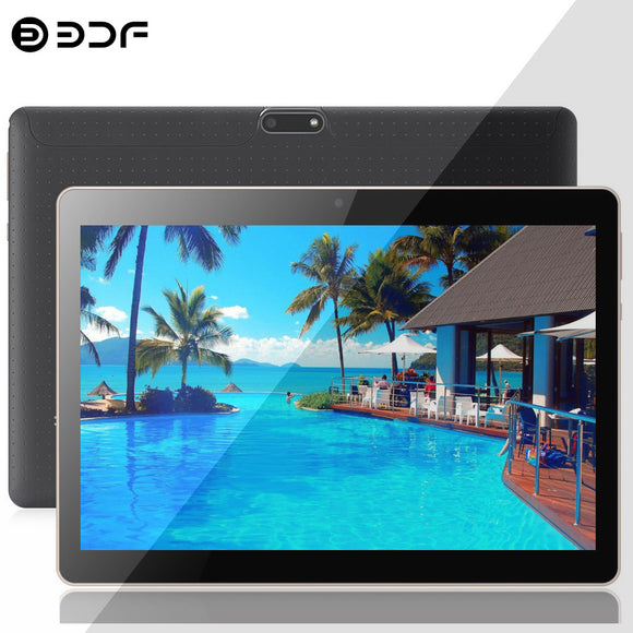 New 10.1 Inch Tablet Pc Android 9.0 Quad Core 3G Phone Call WiFi Bluetooth GPS Google Play Tablets 2GB RAM +32GB ROM