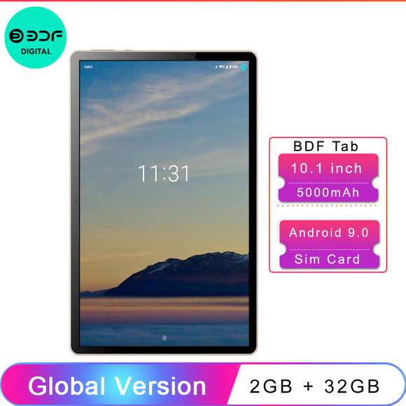 2021 New Arrival 10.1" Android 9.0 Tablet Octa Core 64 Bit Processor Dual Camera Dual Sim Card 4G Network AI Speed-up Tablets