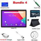 Global Perkbox 10 Inch Tablet Android 11.0 Octa Core 6GB RAM 128GB ROM 4G FDD LTE 1280X800 HD IPS WiFi Bluetooth GPS Type C Pad