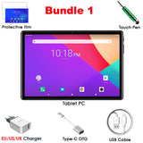 10 Inch Tablet Android 11.0 OS 6GB RAM 128GB ROM Octa Core 2.0GHz CPU 1280x800 HD WiFi BT5.0 GPS Type-C 4G LTE 256GB TF Expand