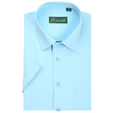 Men's Short Sleeve Shirts Men Business Formal Dress Shirts Social Shirt Classic Style Brand Non-Iron Male Shirts Office Wear