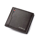 Business Card Holder For Men Wallet Male Purse Cuzdan Small Money Bag Top Quality Leather Wallets Thin Dollar Card Holder Purses
