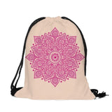 Fashion Drawstring bag Unisex Backpacks Mandala 3D Printing School bags Drawstring Backpack Mochila Feminina Masculina