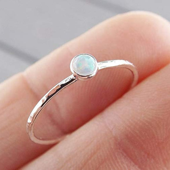 Simple Design Fire Opal Rings For Women Jewelry Vintage Wedding Engagement Rings Anillos