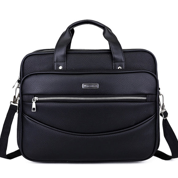 Leather Men Casual Briefcase Handbags Male Crossbody Bag For Men's Travel Bags Laptop Business Big Bags Shoulder Purses XA187ZC