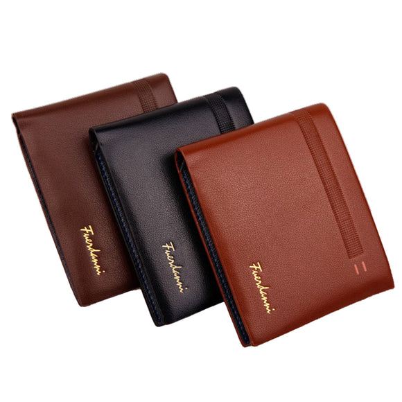 Classic Famous Brand Solid Leather Men wallets Luxury designer purse with card holder monederos carteras hombre